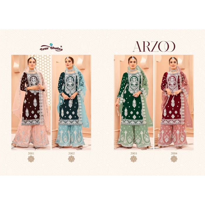 Your Choice Arzoo Blooming Georgette Salwar Suits